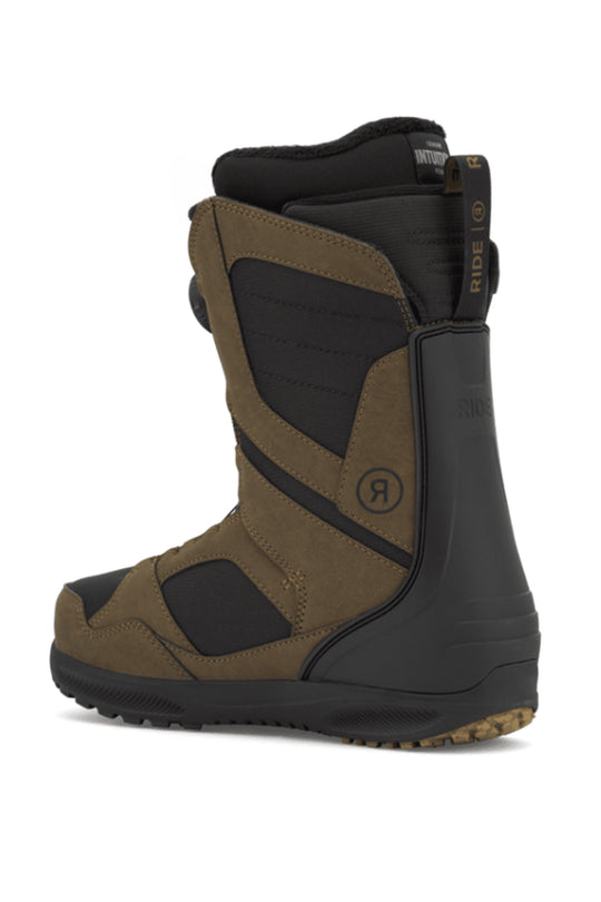 men's Ride Anthem snowboard boots, light and dark brown