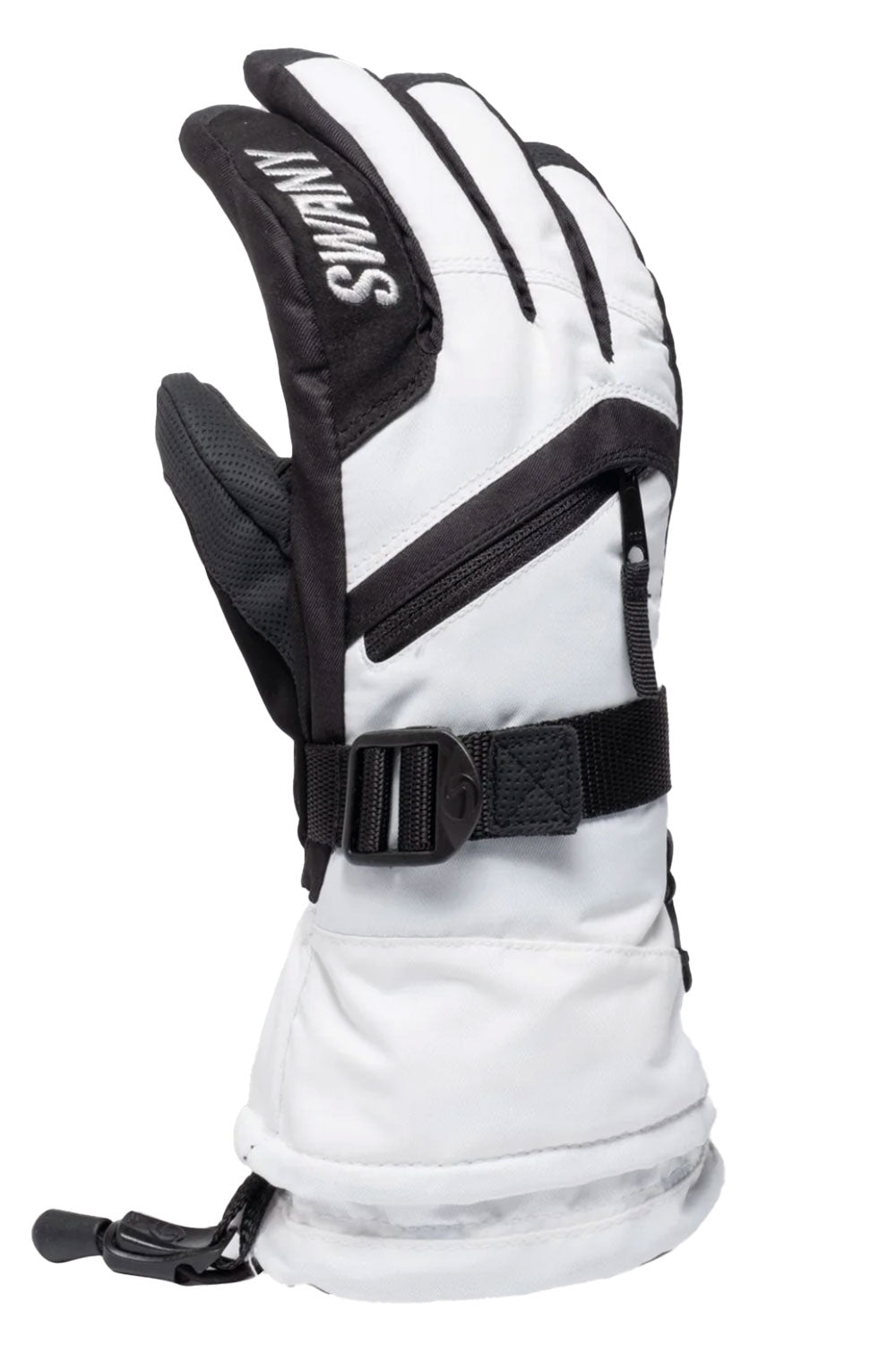 White glove with black accents and a visible brand logo on a white background