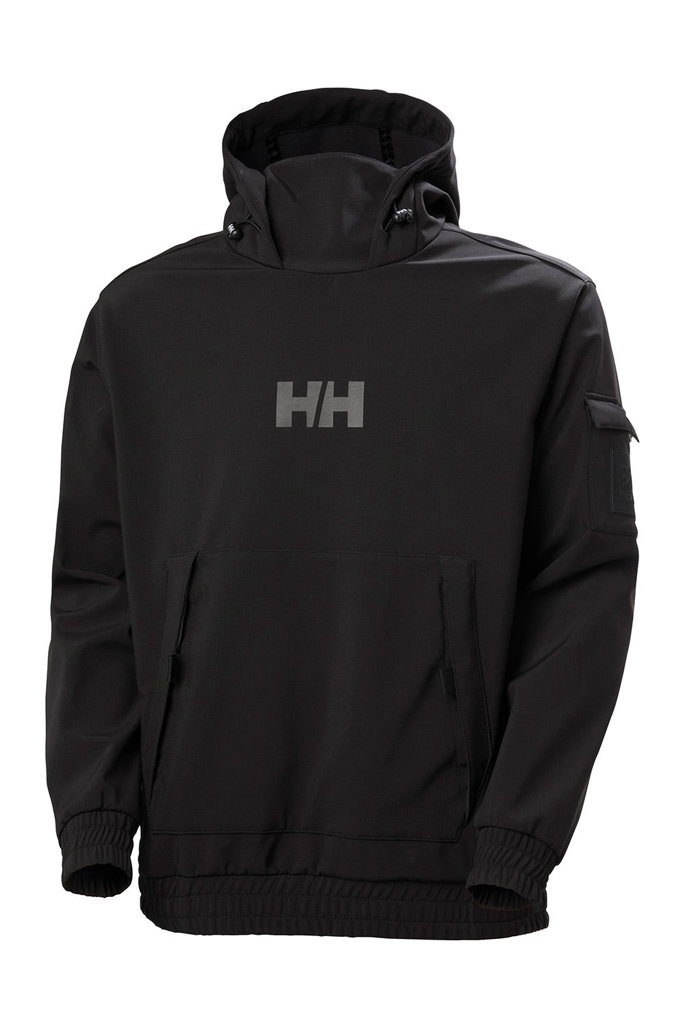 Black hoodie on a white background