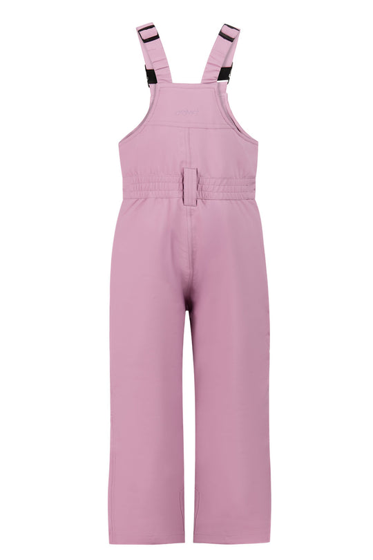 Pink overalls on a white background