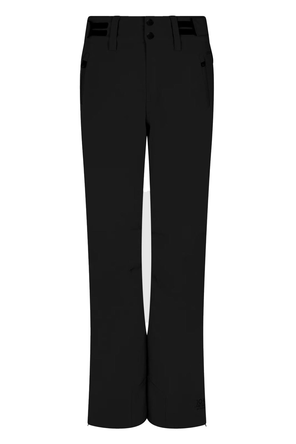 Black pants on a white background