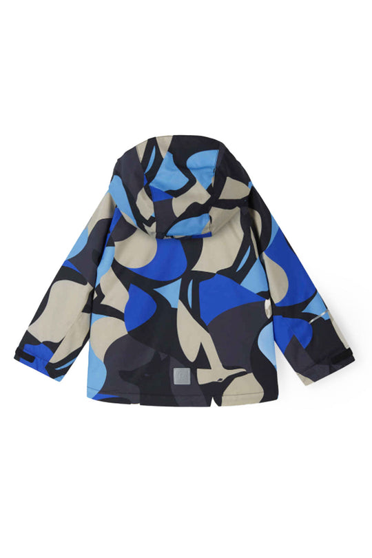 Colorful jacket with abstract pattern on a white background