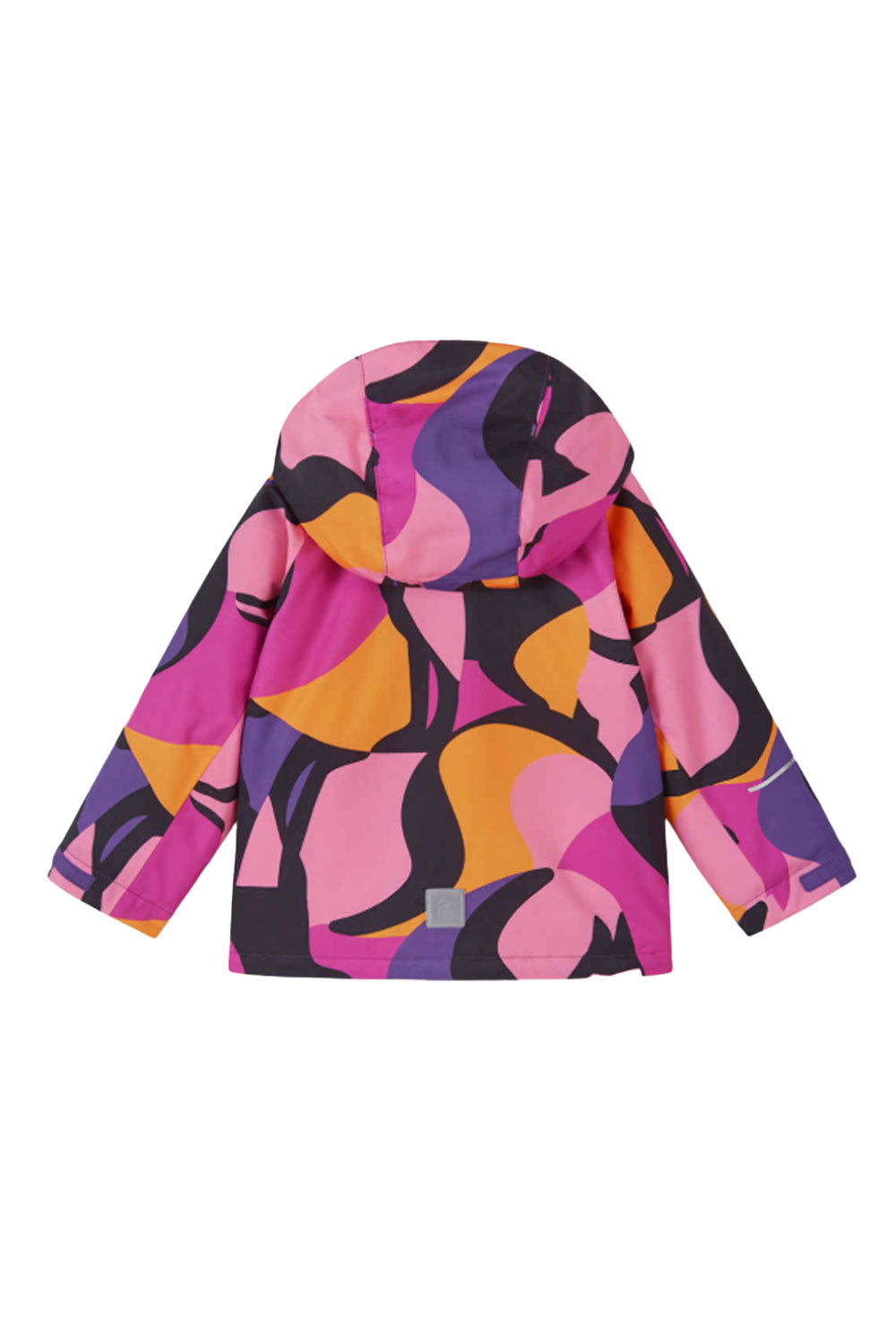 Colorful patterned jacket on a white background