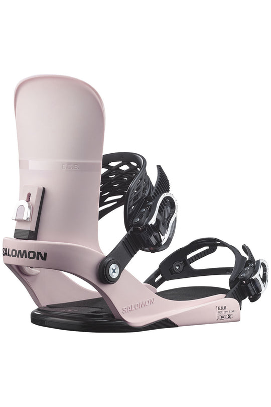 Salomon snowboard bindings on a white background