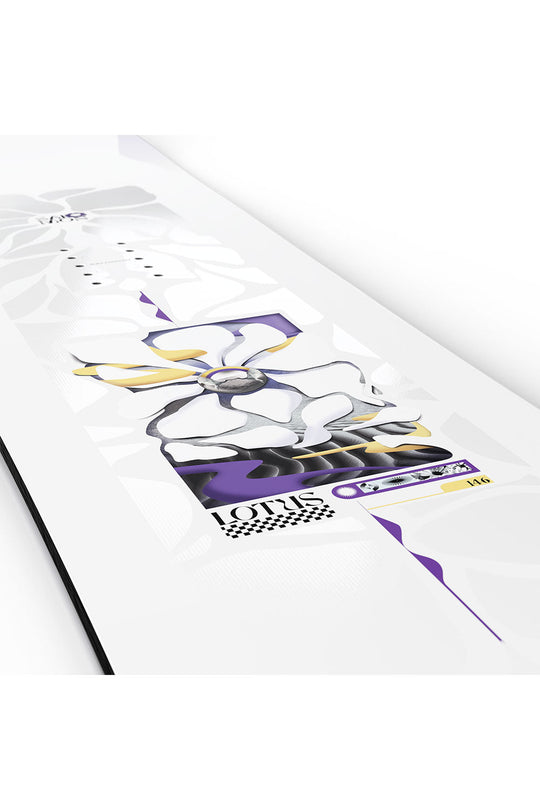 Futuristic floral design on a white background