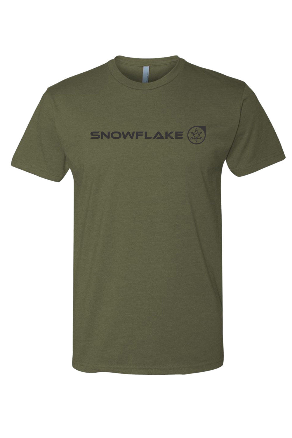 Snowflake Ski Shop tee - green