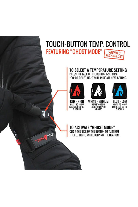 Action Heat 5V Battery Heated Snow Glove - Men's