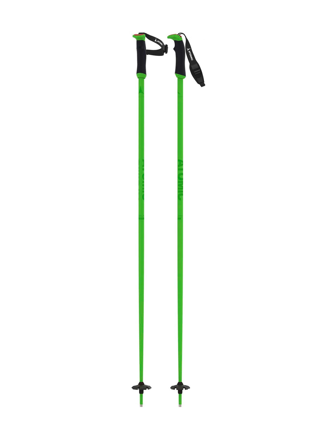 Atomic Redster X ski poles, green
