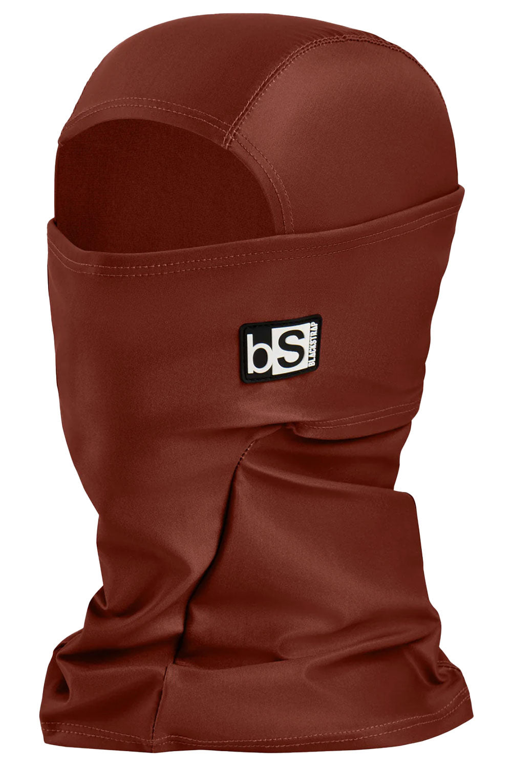 Brown balaclava with a logo on a white background