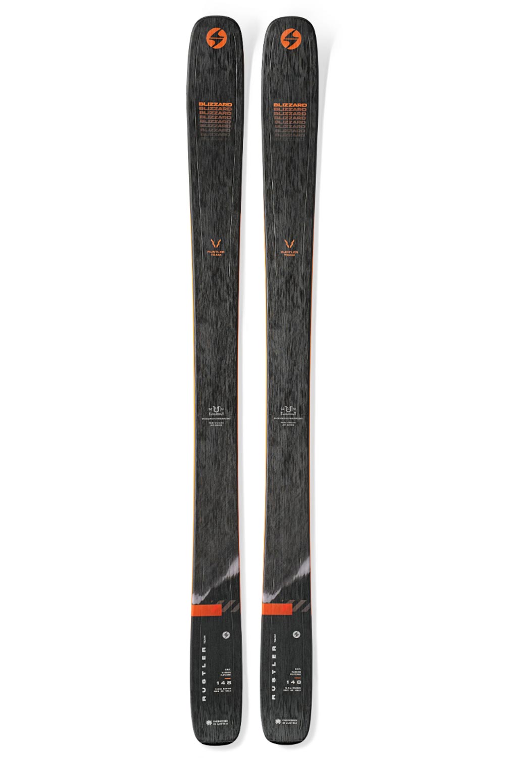 men's Blizzard Rustler skis, black