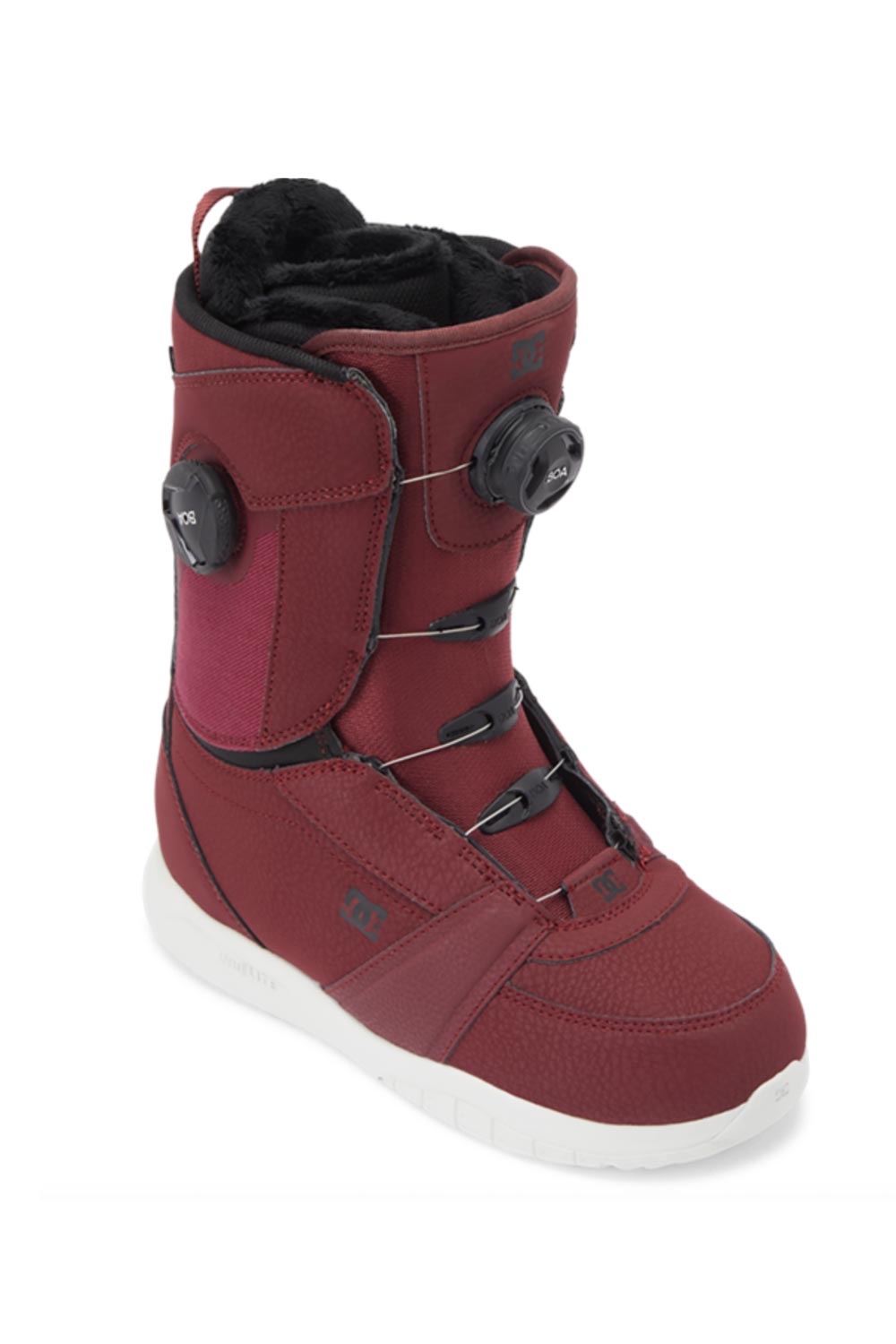 women's DC Lotus snowboard boots, wine