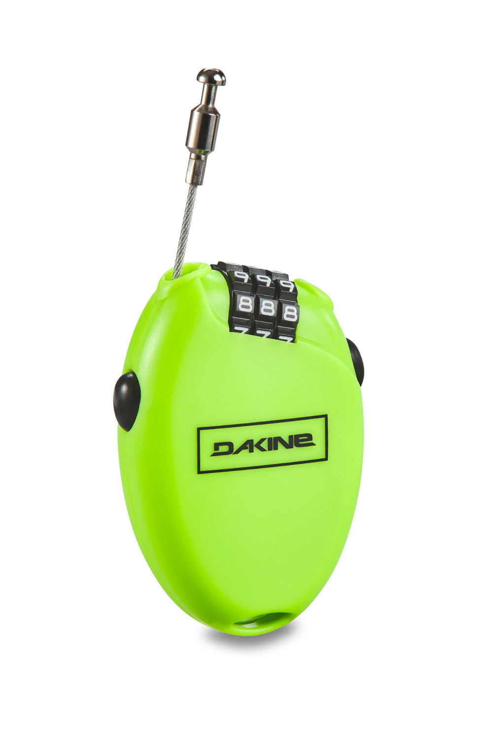 Dakine ski/snowboard lock with retractable cable, green
