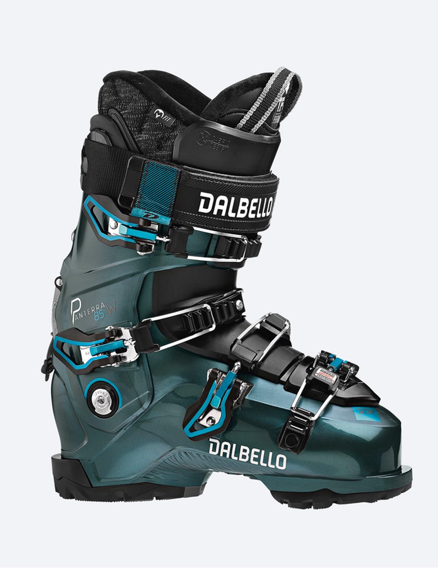 women's Dalbello Panterra ski boots, opal green