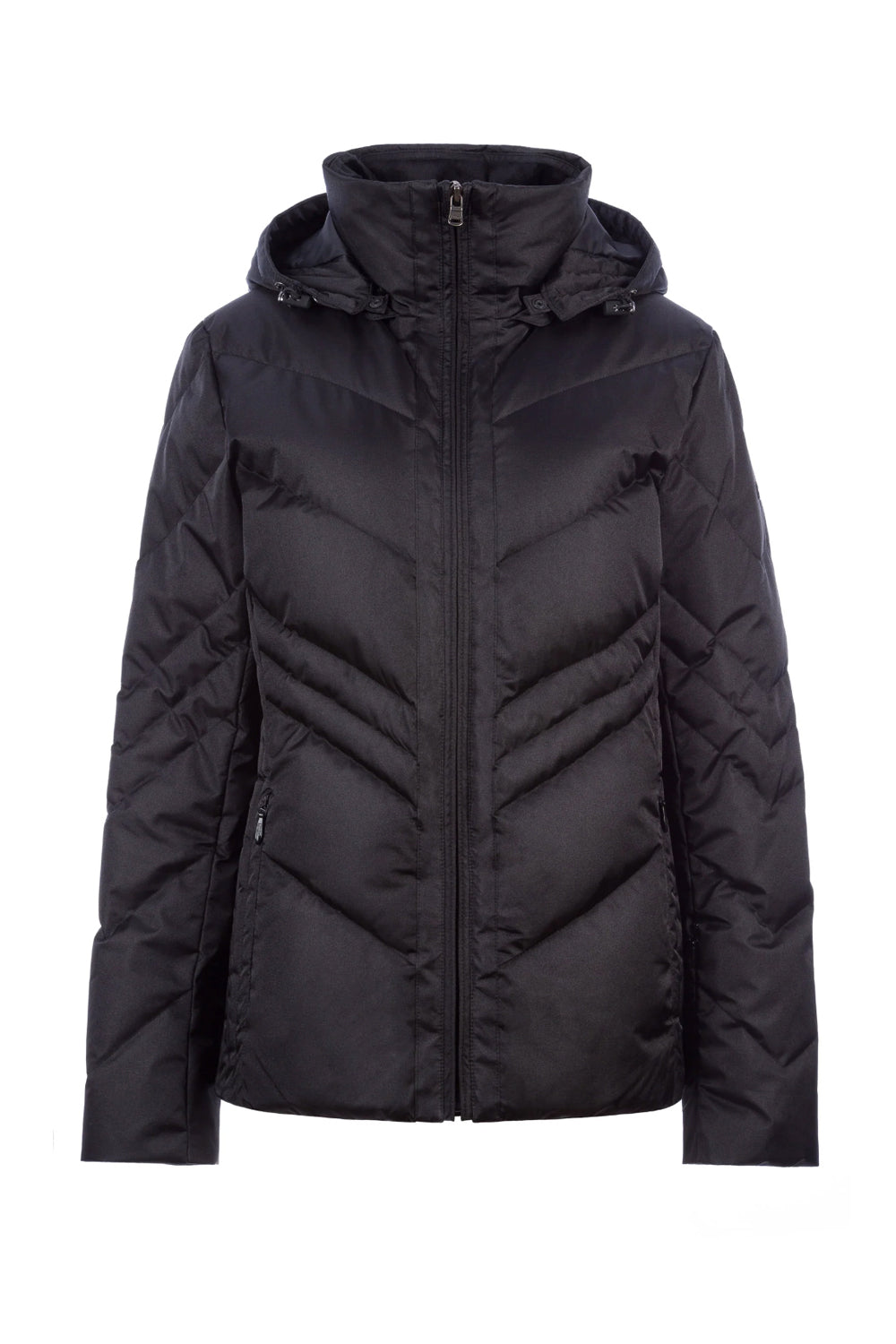 women's Fera Cori down puffy ski jacket, black