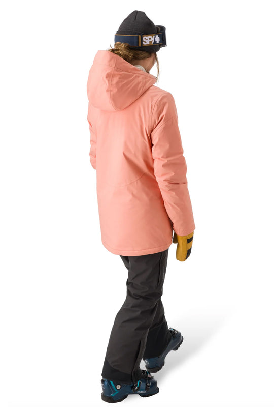 women's Flylow Sarah ski jacket, peach