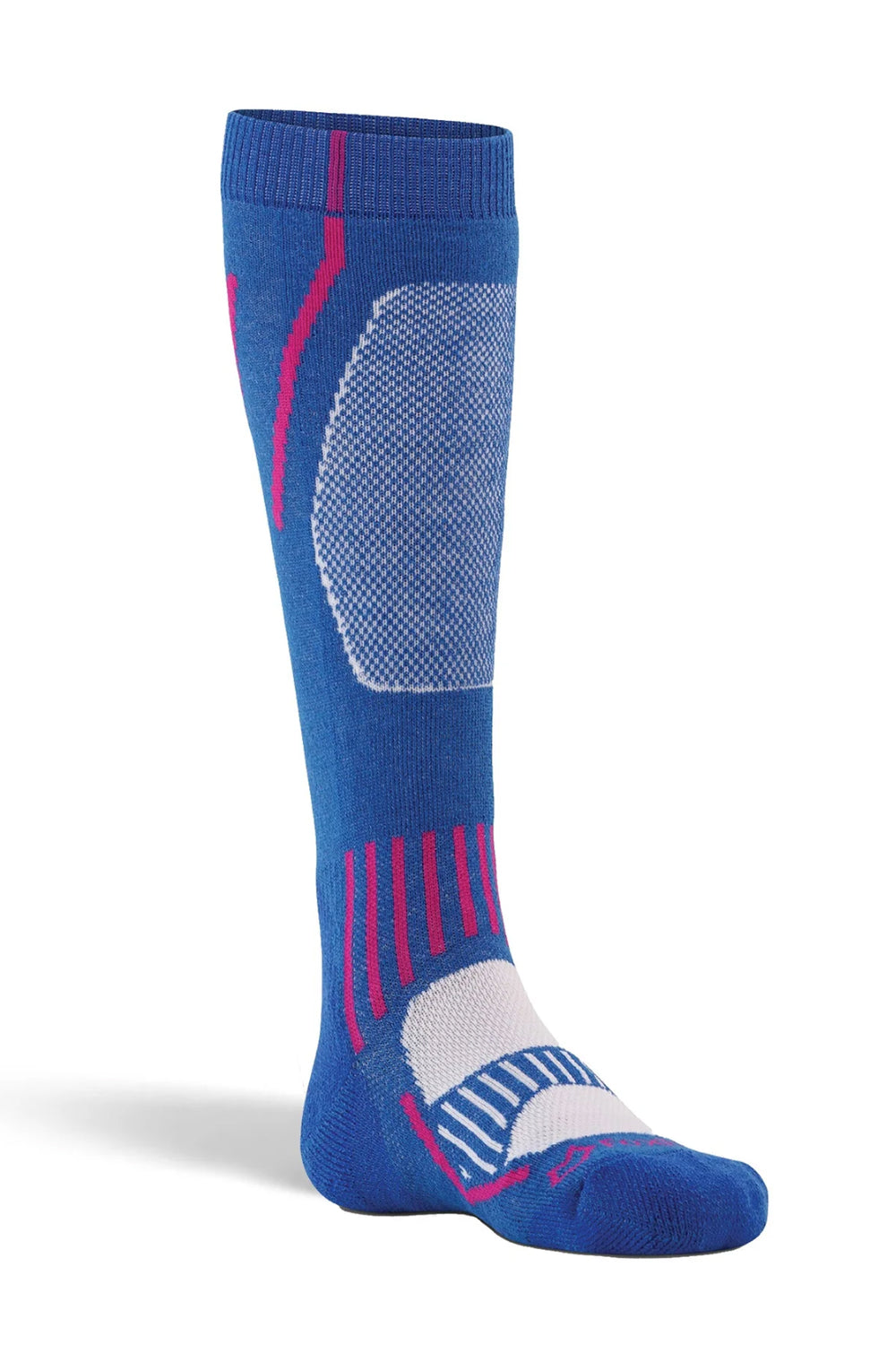 kids' Fox River Boreal ski/snowboard socks, blue with white accents