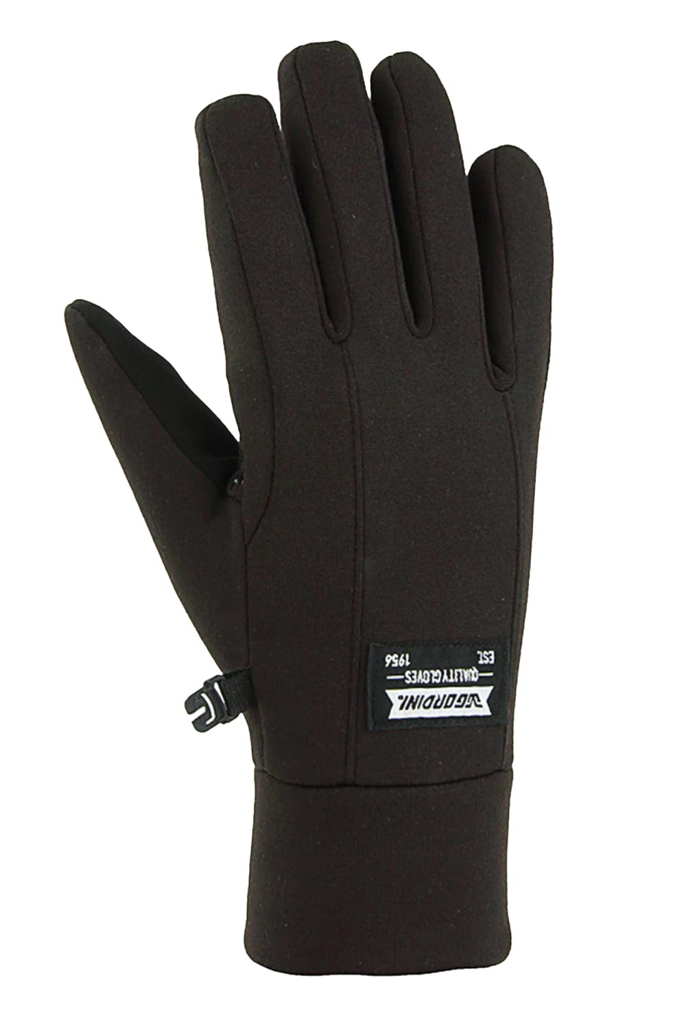 men's midweight liner glove, black