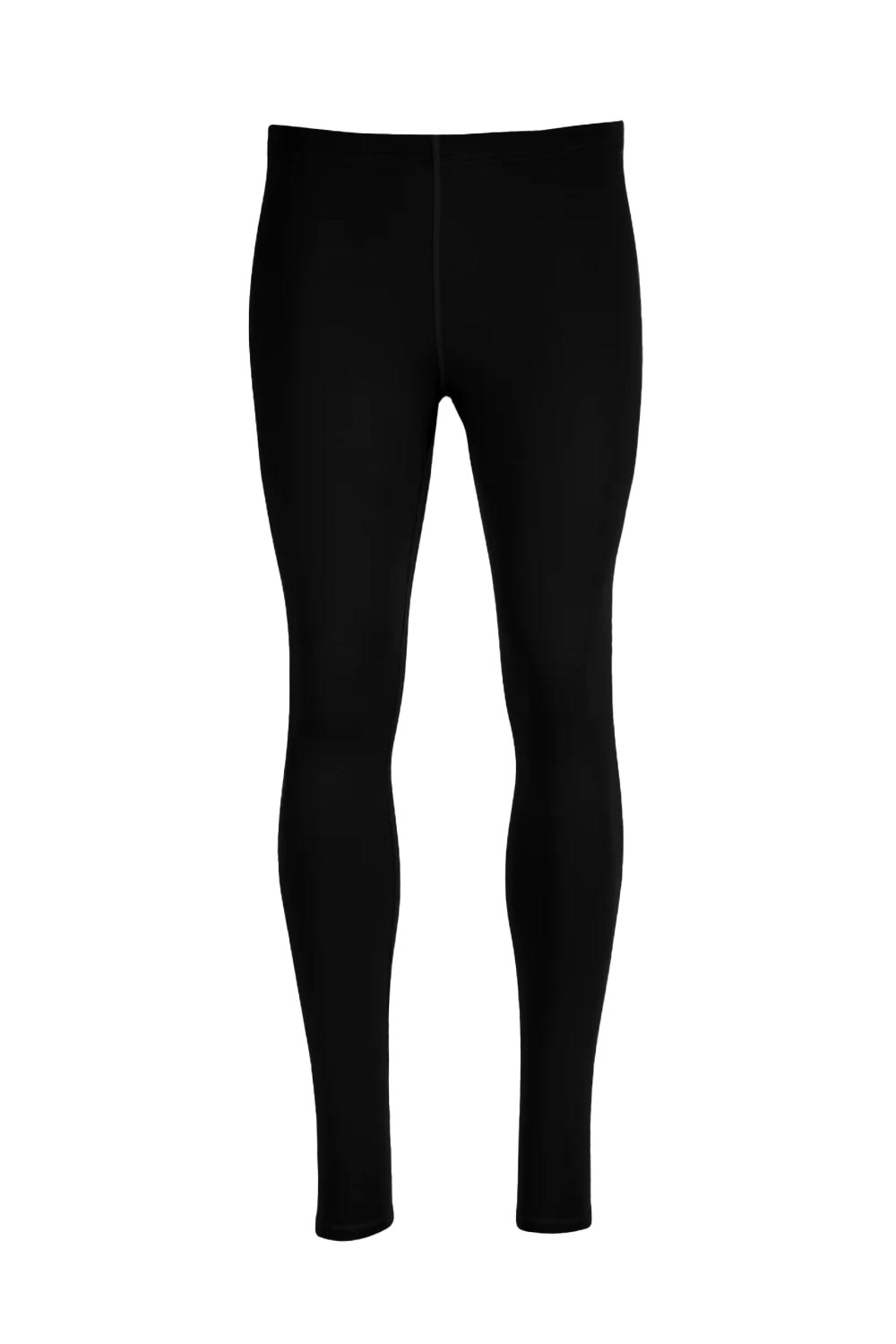 men's long underwear bottoms, black