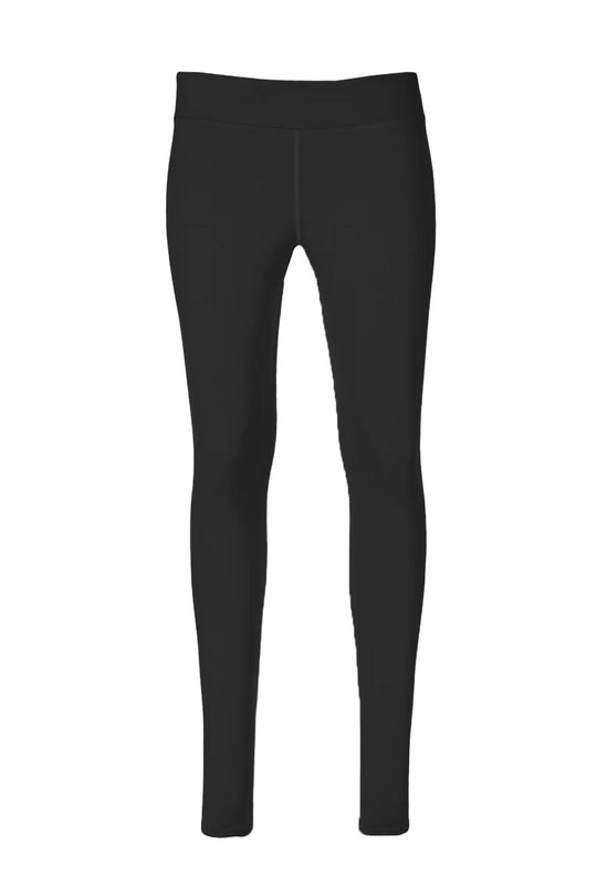 women's base layer tights, black
