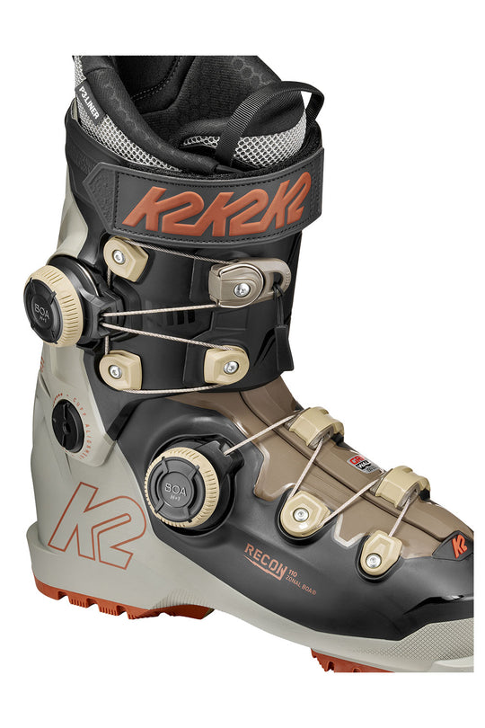 K2 ski boot on a white background