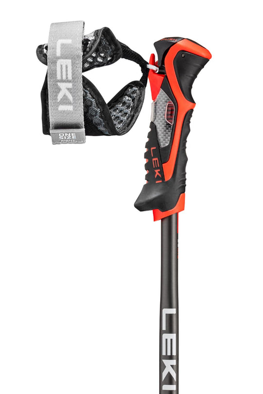 Leki Airfoil 3D ski poles - black and red