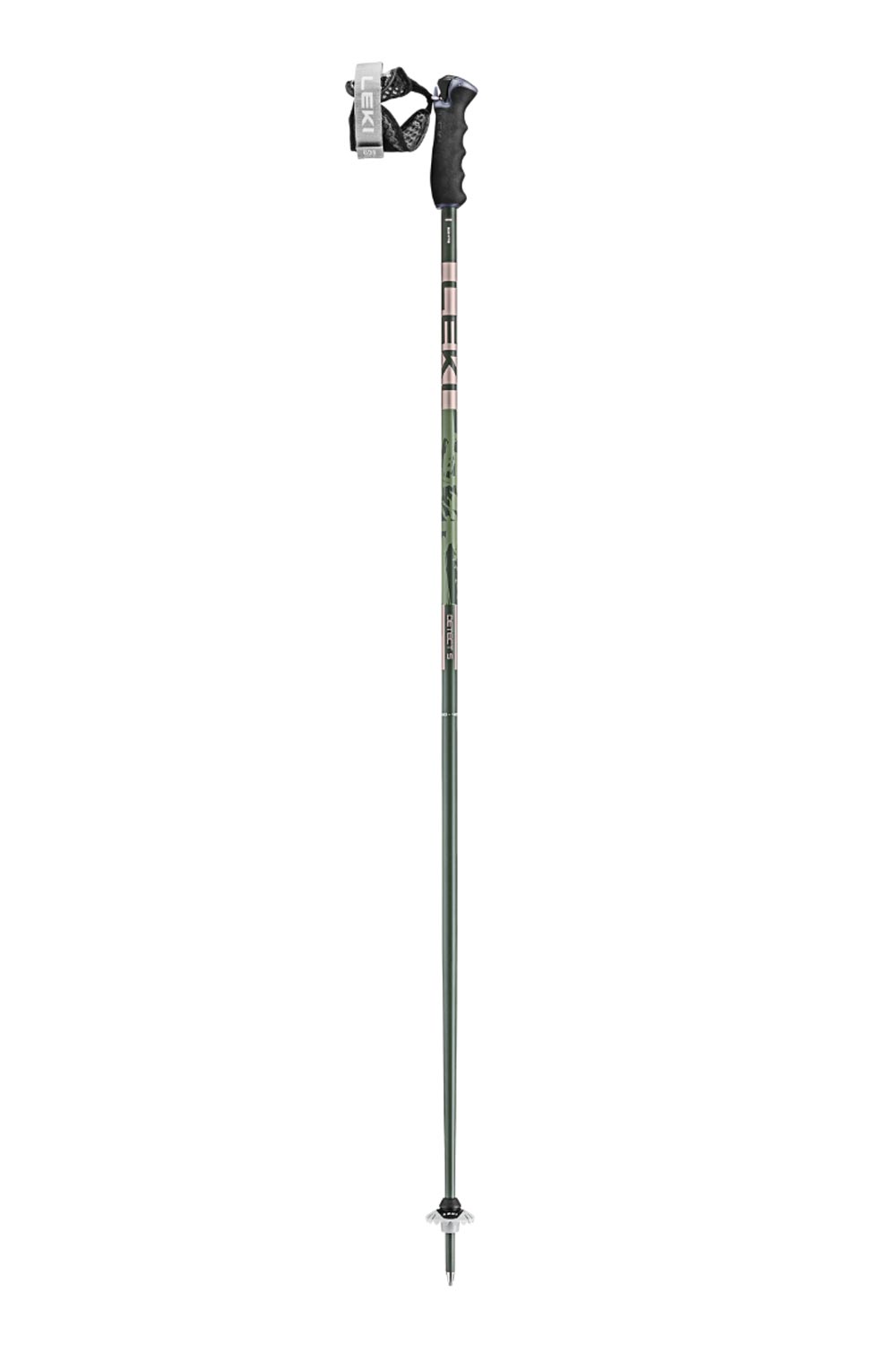 Leki Detect S Ski Poles, green