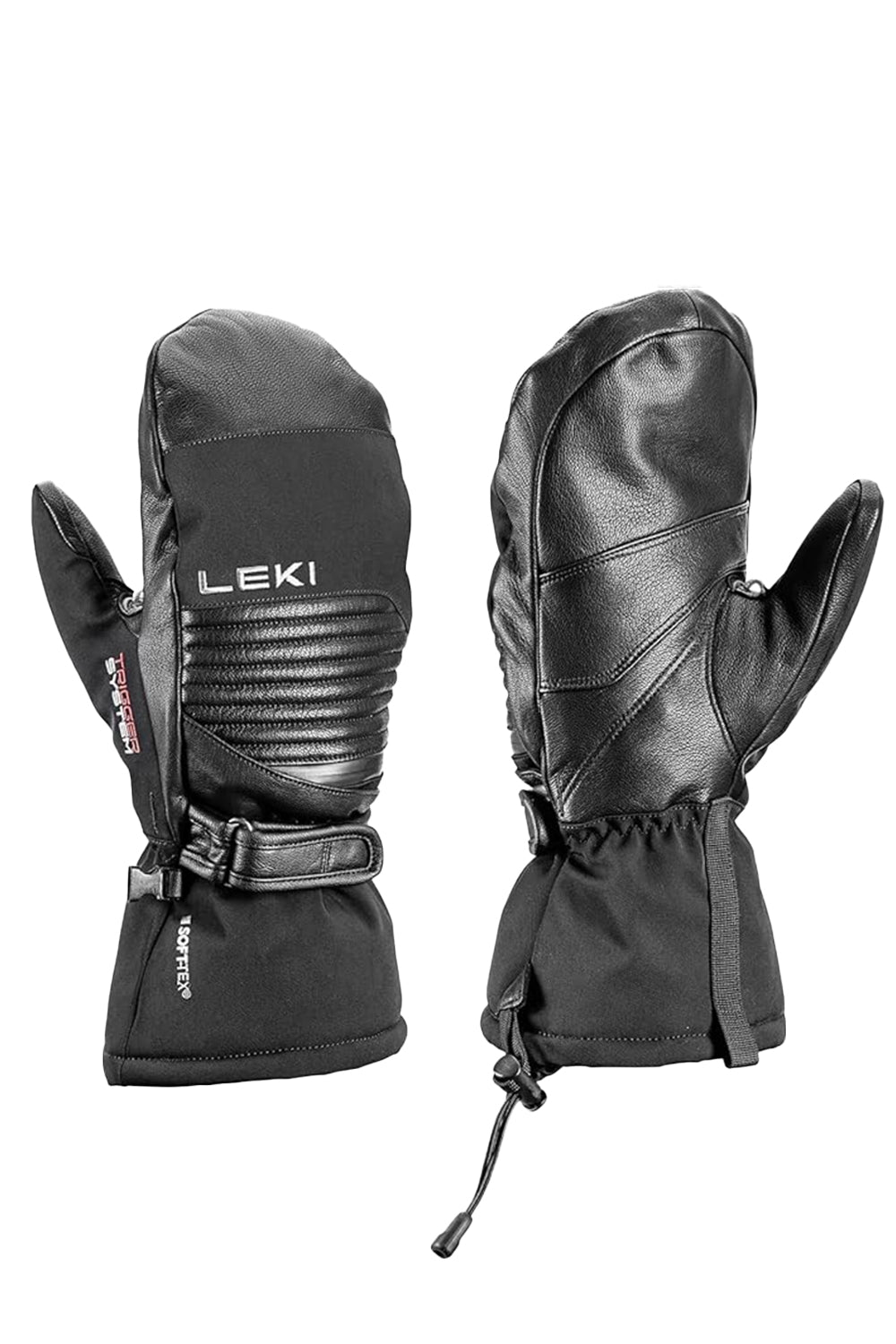 women's Leki Xplore S ski/snowobard mittens - black