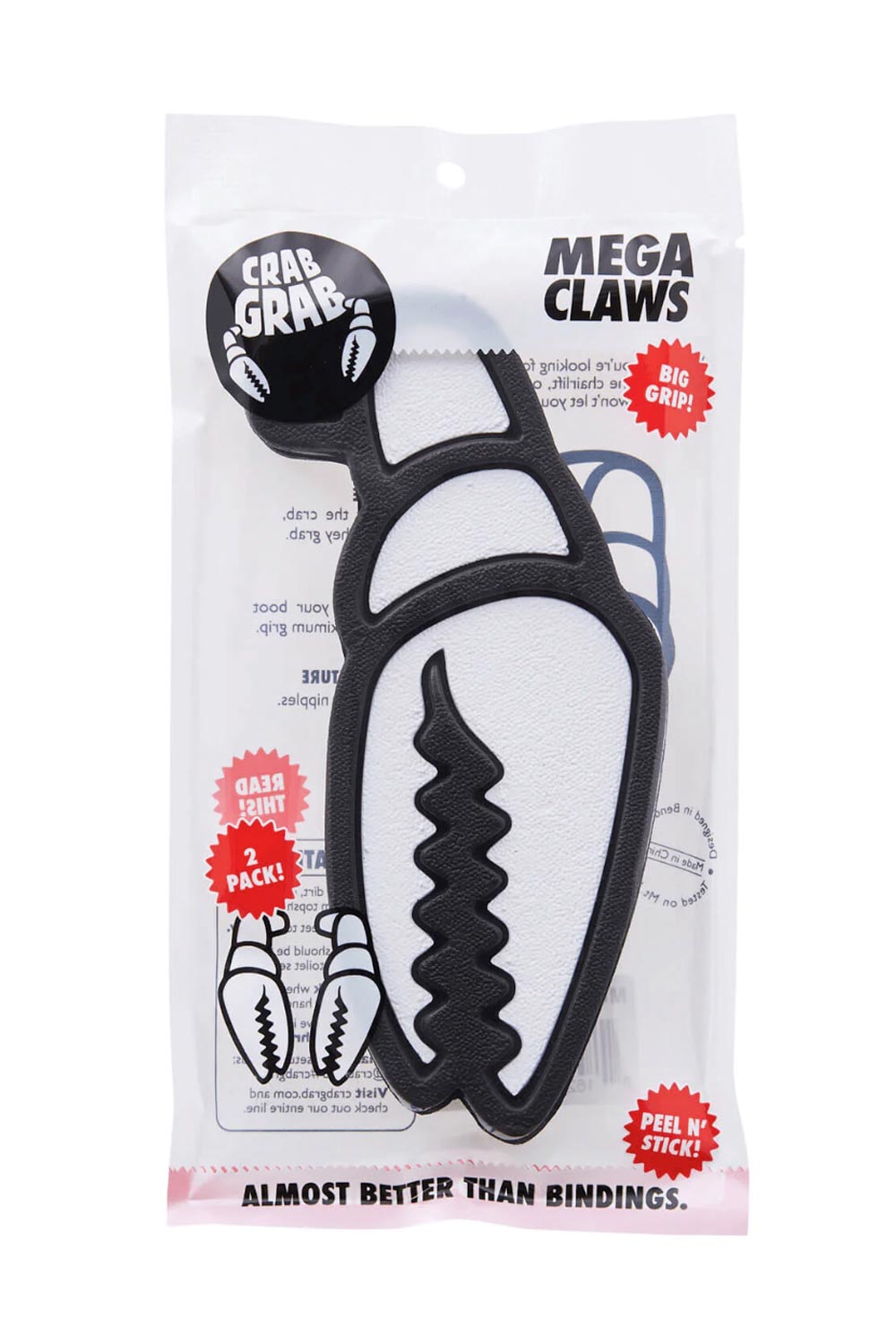 snowboard stomp pad, crab claw