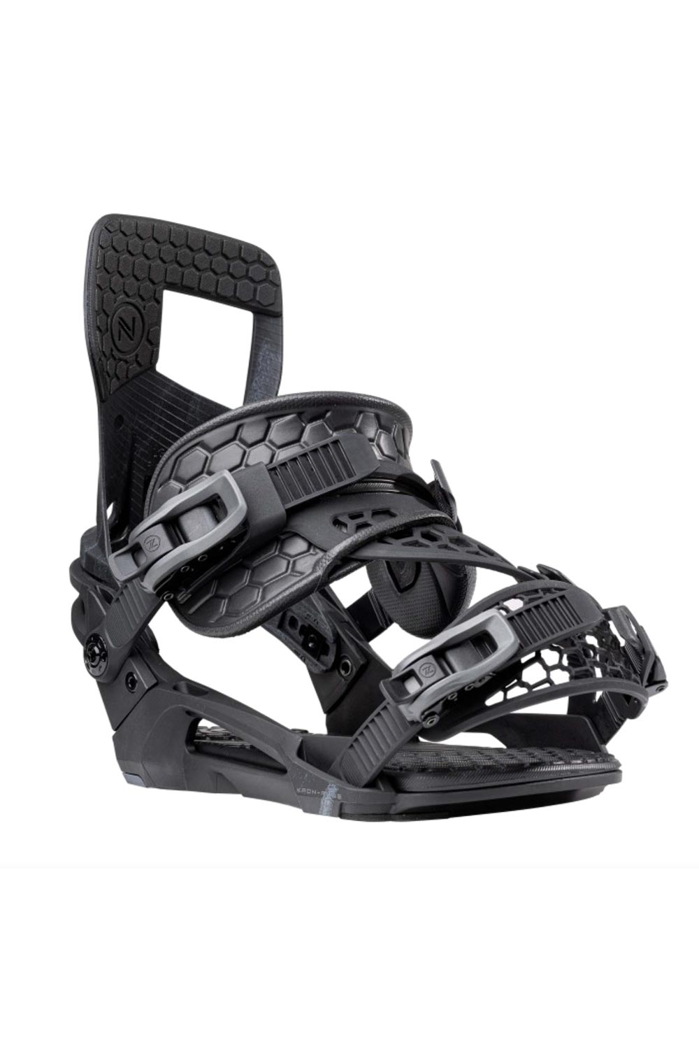 men's Nidecker Kaon Plus snowboard bindings, black