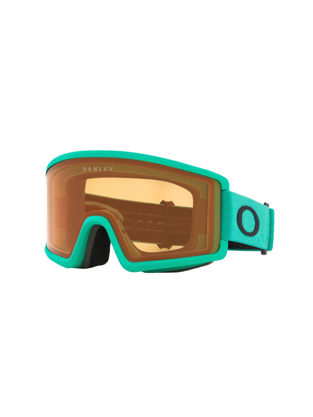 Oakley Target Line ski/snowboard goggles,  teal with yellow lens