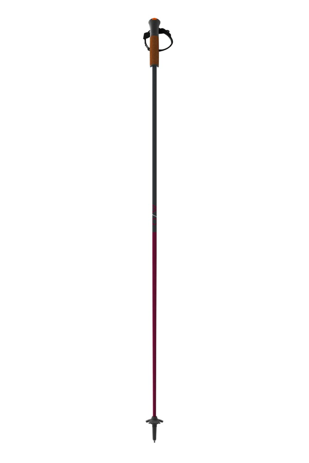 One Way Ski Poles, purple and gray