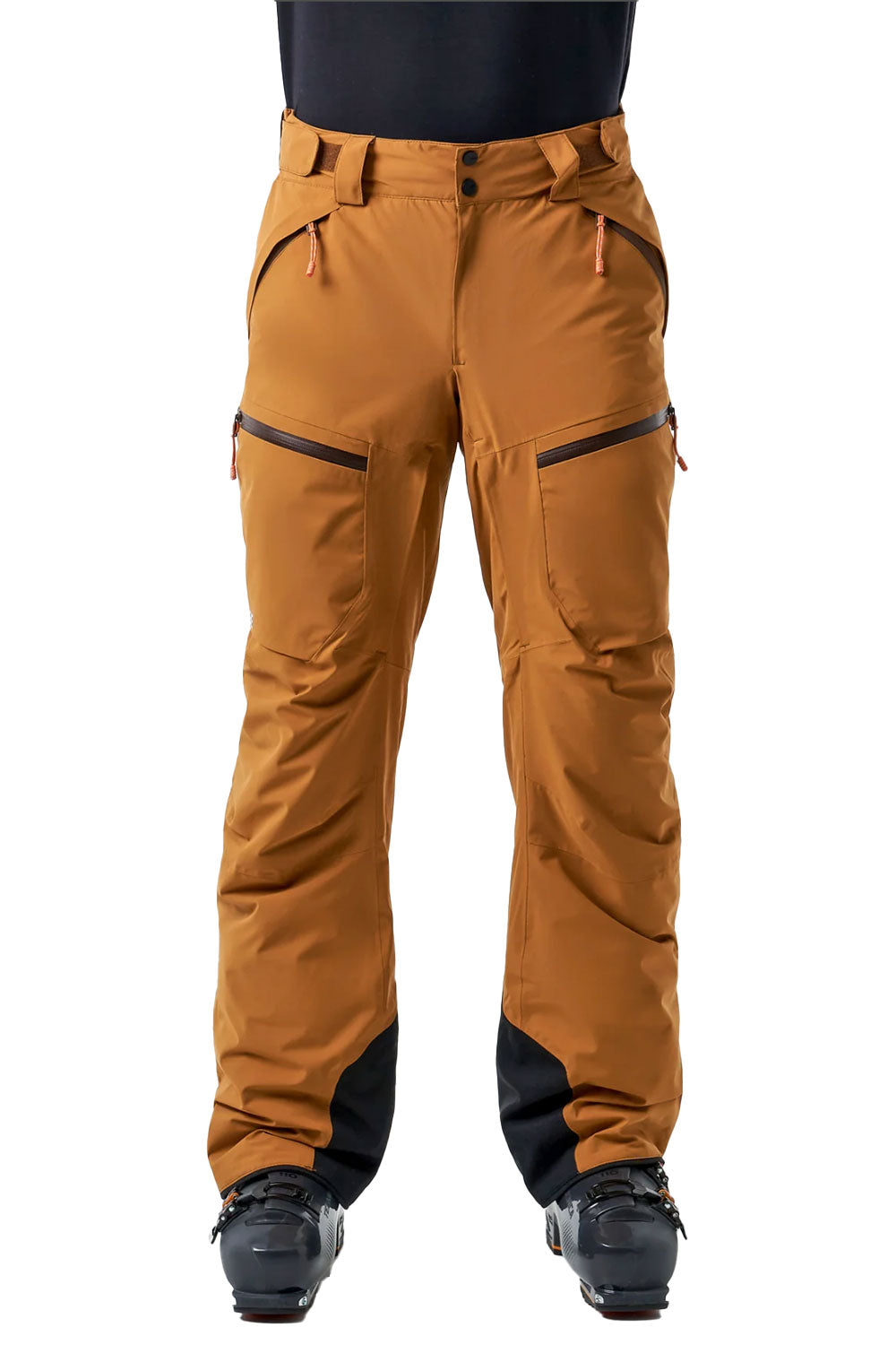 brown ski pants