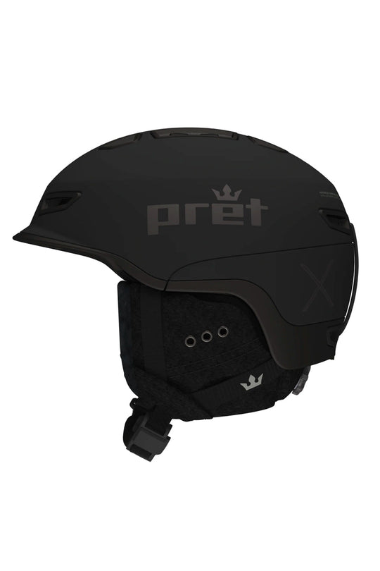 Pret Fury X ski/snowboard helmet - black