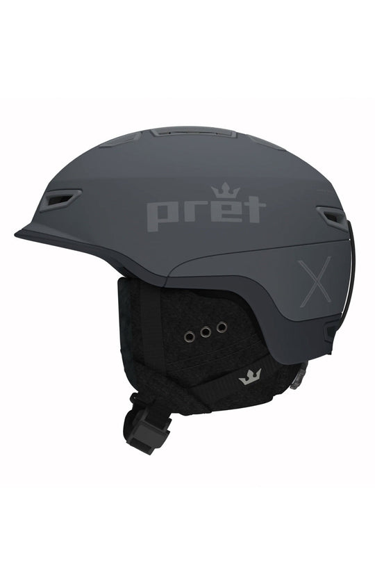 Pret Fury X ski/snowboard helmet - grey