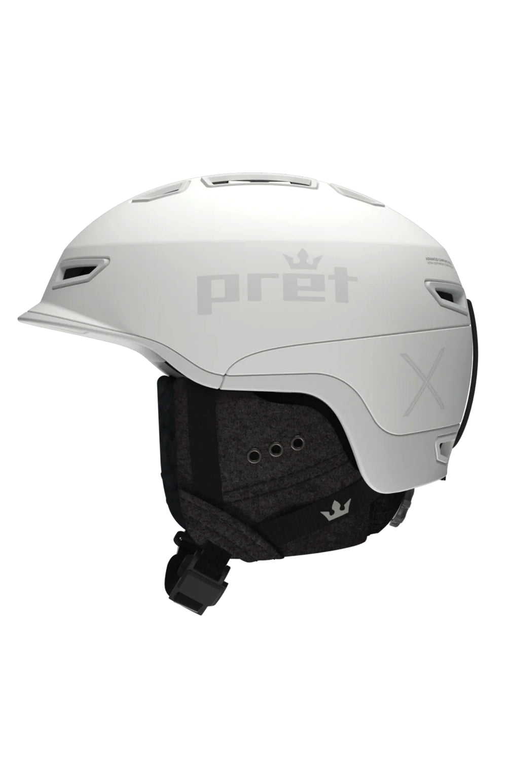 Pret Fury X ski/snowboard helmet - white