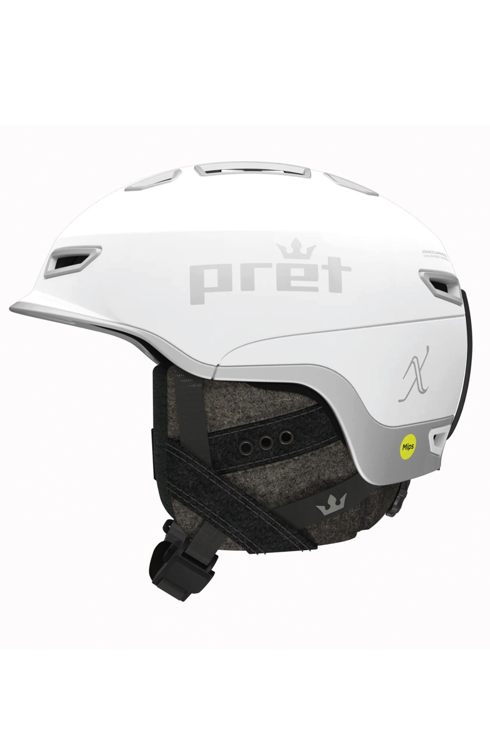 Pret Vision X ski helmet - white