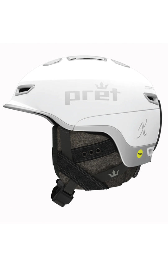 Pret Vision X ski helmet - white