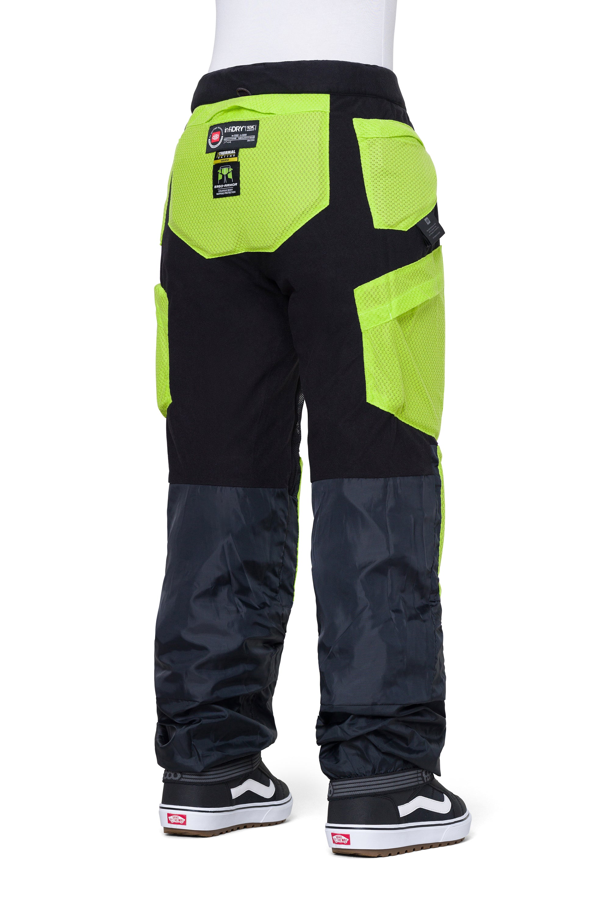 adress PUNCHING LOGO PISTE と PISTE PANTS 686 Dojo Shell Pants 2026 | Baggy 20K Waterproof Snow Pants – Ski