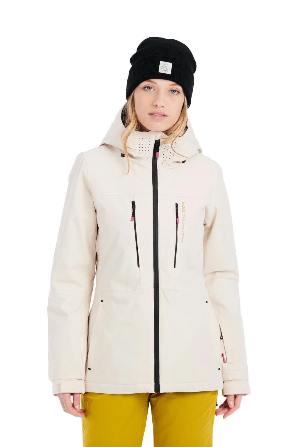 women's Protest Beverly ski/snowboard jacket, off white