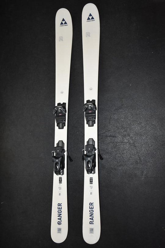 Fischer Ranger demo skis, white with black bindings
