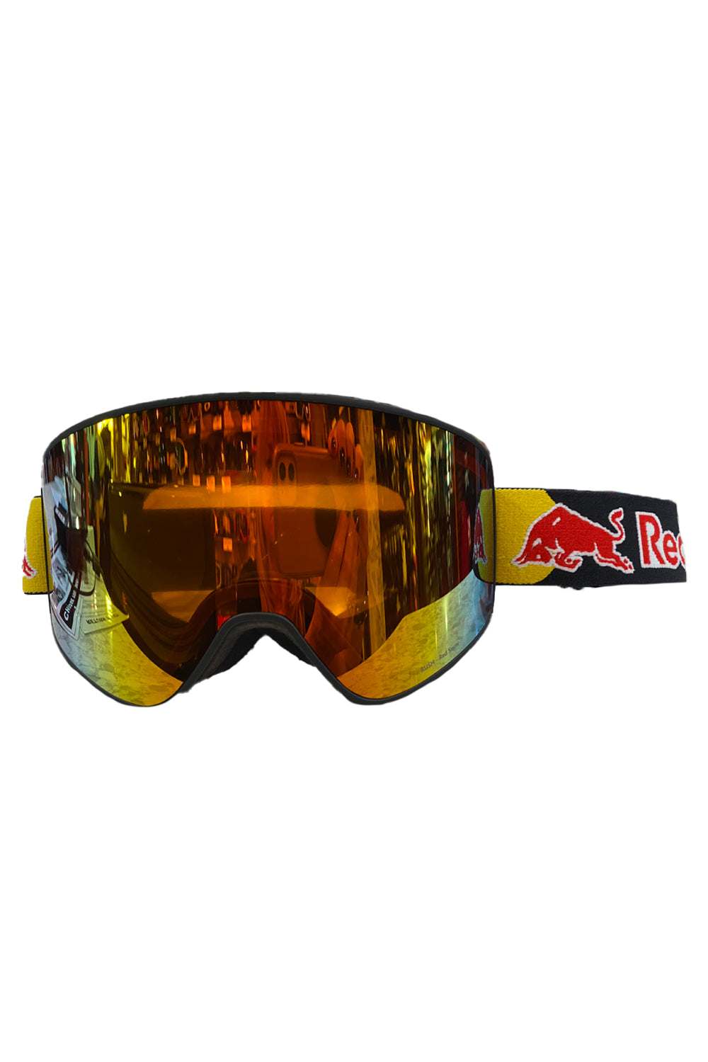 Red Bull Rush ski/snowboard goggles - black strp, red lens