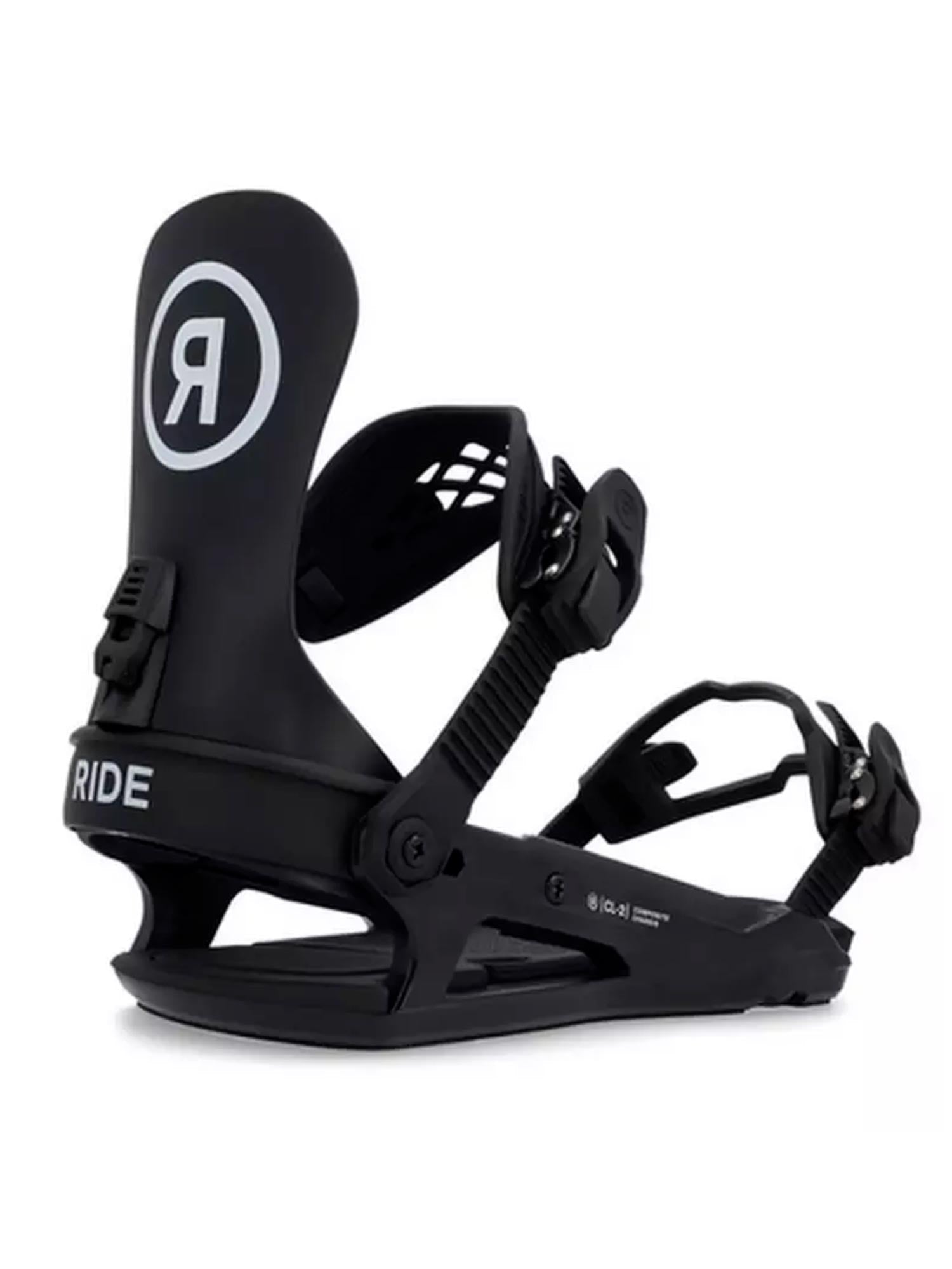 women's Ride CL-2 snowboard bindings, black