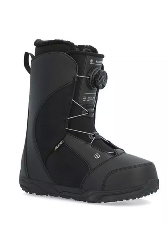 women's Ride Harper snowboard boots, black with BOA