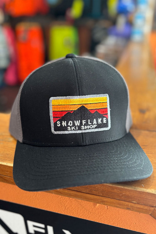 Snowflake Ski Shop Trucker Hat - Adult