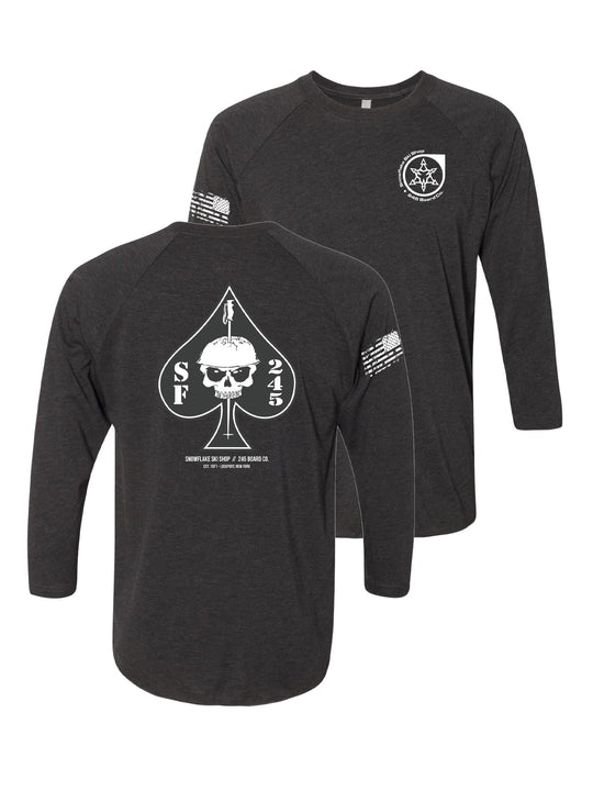 Snowflake 245 Militia Baseball Tee - Adult