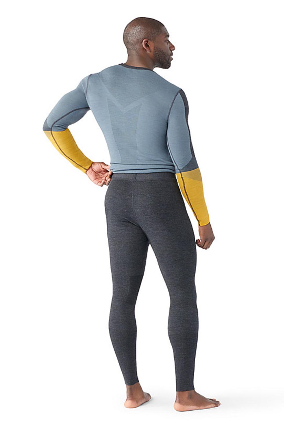 men's Smartwool base layer bottom,  gray