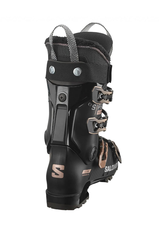 women's Salomon ski boots - black with rose gold accents