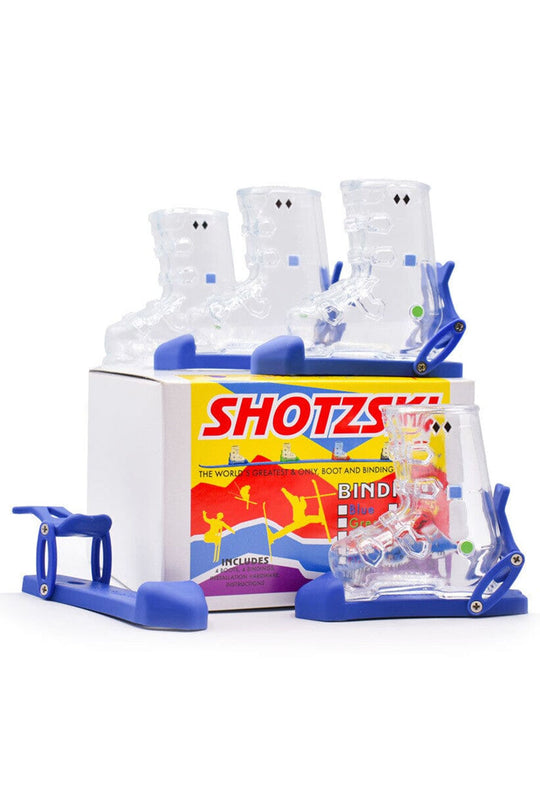Product packaging with 'Shotzski' branding on a white background