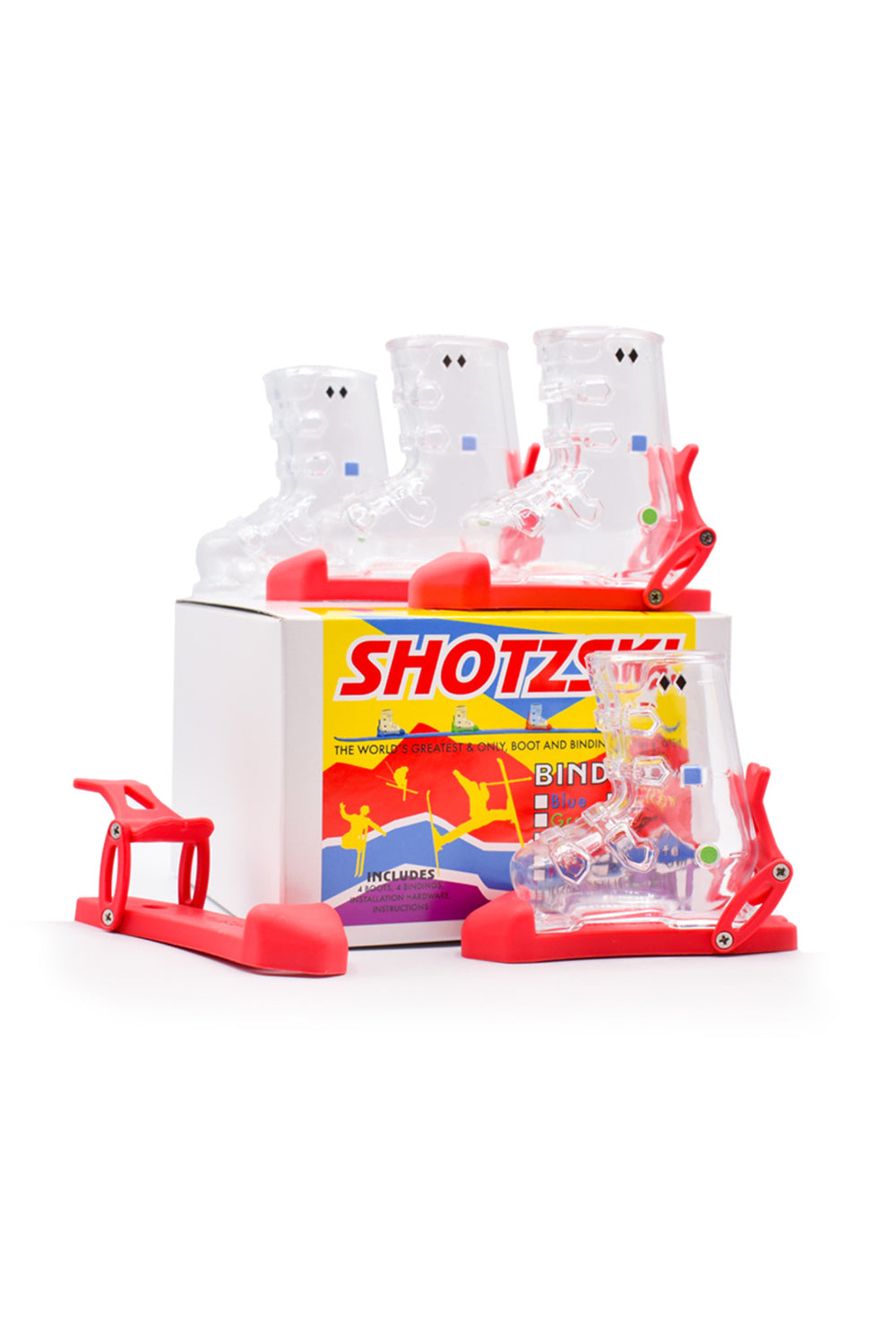 Shotzki product with red and white packaging on a white background