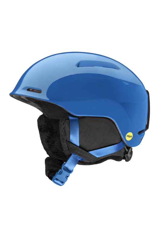 kids' Smith Glide ski/snowboard helmet, cobalt blue